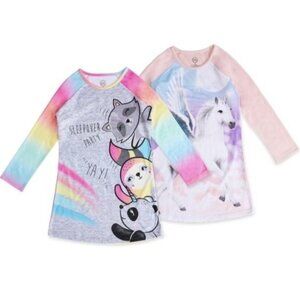 Bundle Wonder Nation Sleep Dresses Size Large (10-12) For Girls‎